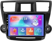 MISONDA 6GB+128GB Built in HDMI 4G DAB+ Car Stereo GPS Navigation Wireless Carplay Android Auto DSP Android 14 for Toyota Highlander Kluger 2008-2013 IPS 10inch