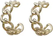 [JEWEDECO] 1pair Geometric Earrings for Women Lightweight Creative Ear Drops Unique Tassel Design Fashion Jewelry for Parties Daily Wear for Girlfriends Friends