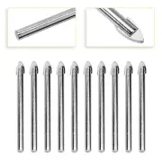 Quick Drilling with 6mm Tungsten Carbide Glass Tile Drill Bits Pack of 10