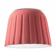 Madame Gres Large Ceiling Lamp, Coral Pink