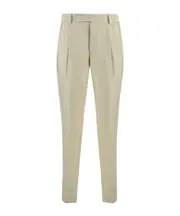 casual pants with belt loops IT38,IT46 beige