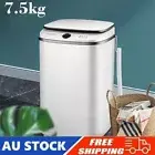 7.5kg Mini Portable Washing Machine Twin Tub Caravan Camping Top Load Spin Dryer