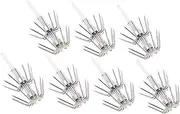 Mipcase 7Pcs Luminous Double Squid Hooks Durable Fishing Hooks for Sea Fishing for Catching Octopus and Squid
