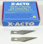 100 Blades X-ACTO No.11 Cell iPhone Repair PCB Broken Glass Glue Removal XS 12 8