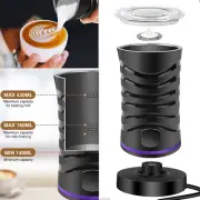 4 in 1 Electric Milk Frother Milk Foam Machine for Coffee Cappuccino Latte Hot a