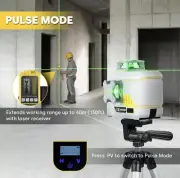 3x360°Self Leveling Laser Level, ENVENTOR 12 Lines Green Laser Level for Cons...