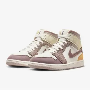 【NIKE 耐吉】AIR JORDAN 1 MID SE CRAFT男運動籃球鞋-咖啡米白(DM9652102)