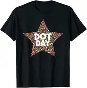 [X.Style] Happy International Dot Day Creativity Kids Girls Toddler ds832 T-Shirt (XL) Black