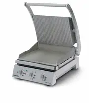Roband Grill Station 6 slice, ribbed top plate - Commercial Sandwich Presses (RB-GSA610R) - GSA610R-RB