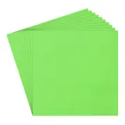 EVA Foam Sheets Craft Foam Paper- 19.7 x 19.7 Inch x 1mm/ Bright Green / 10 Pcs