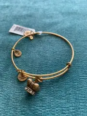 Alex and Ani bracelet with Crown charm