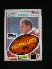 1982 TOPPS FOOTBALL FACTORY SEALED CELLO PACK W/ MIKE KENN & KEVIN HOUSE
