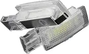 2Pcs LED Interior Sun Visor Vanity Mirror Light Reading Lamps, for Skoda, for Superb Fabia, for Seat, Altea Alhambra MK1 MK2 Leon Toledo Car Footwell LED Lights