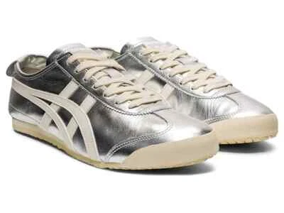 Onitsuka Tiger MEXICO 66 Men Women Silver Off White Unisex Sneakers Japan New