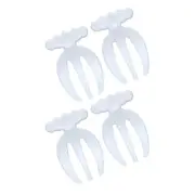 4Pcs Salad Claws Serving Hands Fork Efficient Salad Tongs for Home Kitchen