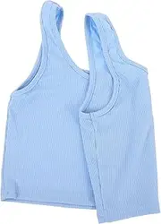 [FRCOLOR] Sports Tank Top Breathable Yoga Vest for Running Workout Refreshing Stretchy for Comfort Performance