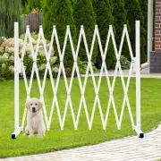 Metal Expandable Dog Gate, 9Feet, Versatile Accordion Safety Barrier, Portabl