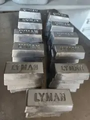 LEAD CASTING INGOTS 21 POUNDS, CLEAN AND PURE, SINKERS, BULLETS, WHATEVER