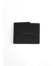 Calvin Klein Bifold Leather Wallet - Wallets - Black -Size One Size