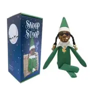 Hip Hop Christmas Elf Plush Toy Ornament for Home and Garden Decor