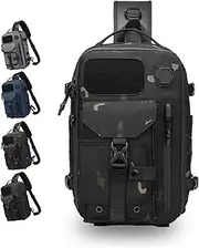 [Generic] Cosmos Explorer Sling Bag, Anti Theft Tactical Sling Backpack, Dustproof, Scratchproof & Waterproof, with Belt Buckle