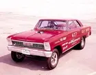 "Professor" "Kelly Chadwick" 1966 Chevy Nova "Injected" Funny Car PHOTO! #(1b)