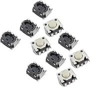 Aexit 10Pcs (Control electrical) Panel PCB Momentary Tactile Tact Push Button Switch 3 (23ry490qf605) Terminals KR1610130247