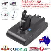 9.5Ah For Dyson V6 Battery Animal SV03 SV04 SV06 SV09 DC58 DC59 DC61 DC62 DC72