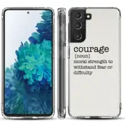 Bumper Case for Samsung galaxy S21+ 5G - Dictionary/Courage