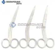 3 Pcs Knowles Bandage Scissors 4.5” Surgical Instruments