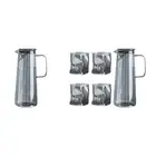 Iced Tea Pitcher 1450ml Heat Resistant Juice Jug Glass Pitcher Glass Jug for