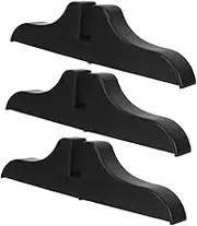 GARIOUANS 3pcs Portable Fabric Screen Divider Base Stable Secure Bracket for Home and Office Elegant Minimalist Design Convenient Movement and Unique Touch Decor