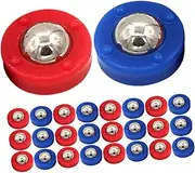 Abaodam 32pcs Steel Shuffleboard Stick Replacement Balls Tabletop Shuffleboard Pucks Board Game Rolling Beads Board Game Parts Plastic