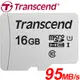 Transcend 創見 16GB 16G microSDHC TF U1 C10 300S 記憶卡