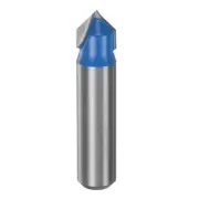 Router Bit 1/2" Dia 1/2" Shank 90 Degree V Type End Mill Edge Trimmer