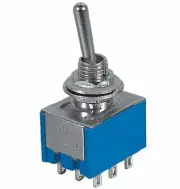 3PDT Center Off Miniature Toggle Switch