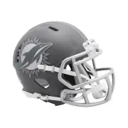 NFL Miami Dolphins Mini Helmet Speed Slate Footballhelm 095855631387