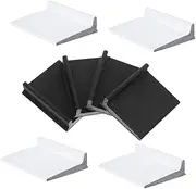 Generic 8pcs Self Adhesive Door Corner Seal Strip Soundproof Weather Stripping for Noise Isolation Insulation Easy Installation Draft Stopper