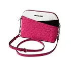 MICHAEL KORS JET SET TRAVEL DOME SHOULDER CROSSBODY BAG DRAGONFRIUT MULTI