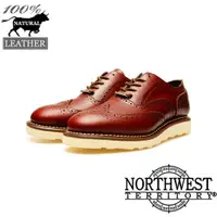 在飛比找ETMall東森購物網優惠-NORTHWEST (TM-7404) 真皮雕花牛津鞋-暗紅