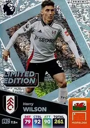 Panini Premier League 2024 2025 Harry Wilson Limited Trading Card