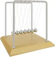 Newton's Cradle with 7balls Balance Ball Office Wooden Base