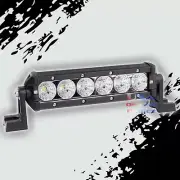 8" 4X4 Off-Road CREE LED SLIM Light Bar Marine Wakeboard Boat Tower UTV RZR X3