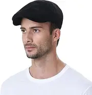 [WITHMOONS] Wool Newsboy Hat Flat Cap SL3021