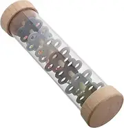SUPVOX Beaded Rain Maker for Early Musical Learning Accessory Engaging Stimulates Sensory Development and Cognitive Growth Fun Rain Sound Maker