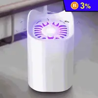 在飛比找生活市集優惠-【雅溢達】小貓耳造型USB充電迷你紫光捕蚊燈 滅蚊燈 捕蚊燈