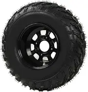 23x7-10 Tire and Wheel, Low Noise Friction Lawn Mower Tire, Suitable for ATV, UTV, Go Kart, Farm Vehicle, Lawn Mower
