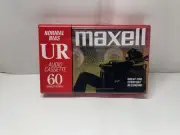 MAXELL Audio Cassette Normal Bias UR 60 minutes (1 Pack)
