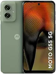 [Motorola] Moto g55 5G Smartphone - 256GB 16GB (8GB RAM+8GB Ram Boost) and 50MP Camera with AI NFC 6.5" Screen with Super Brightness- Vegan Green Leather