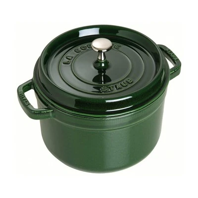 Staub Round Cocotte - 18cm Basil Green